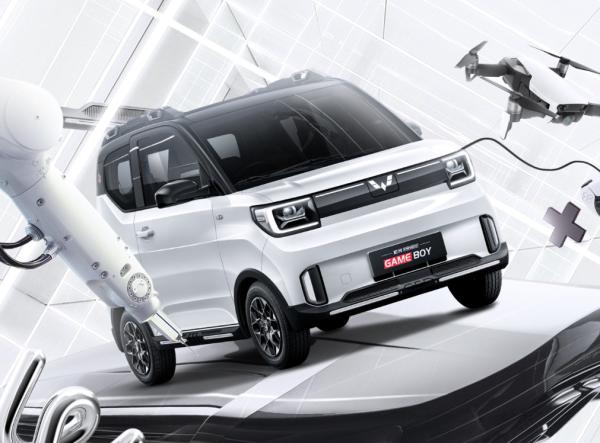 Compact EV Car Mini Wuling Hongguang 3 Doors 4 Seater