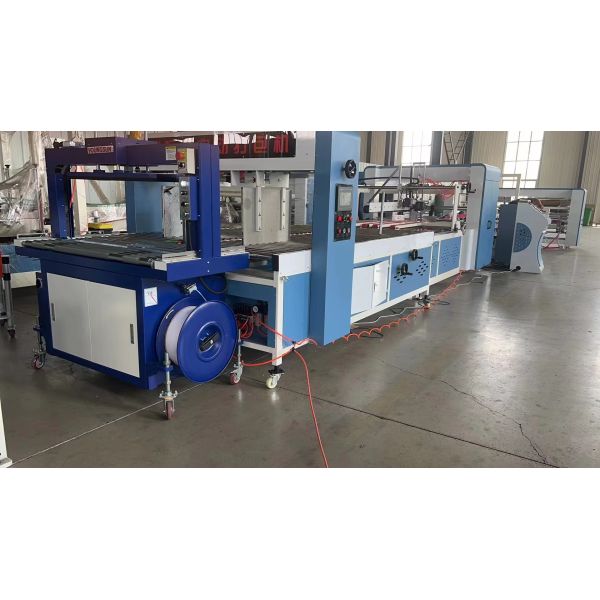 Воздушный источник Стандартная карточная коробка папка клеевая машина для четырех шести угловых картона