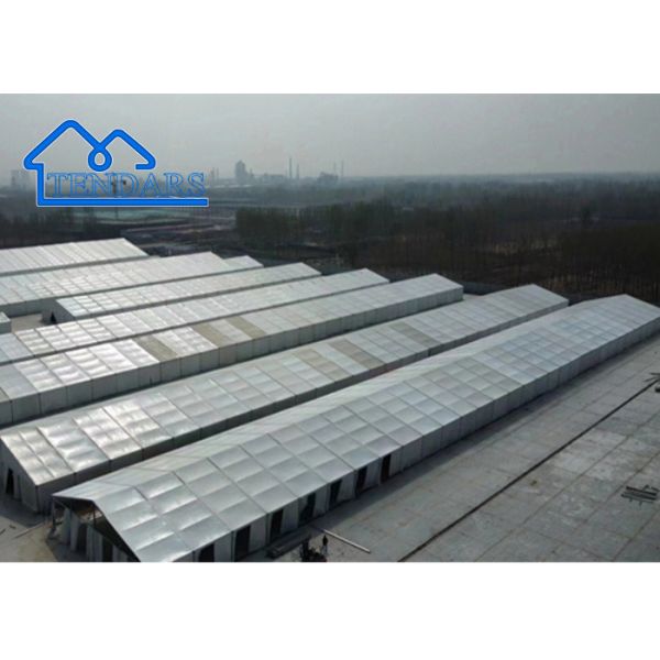 PVC Fabric Wall Aluminum Frame Luxury Event Tent Self Cleaning Commercial Canopy