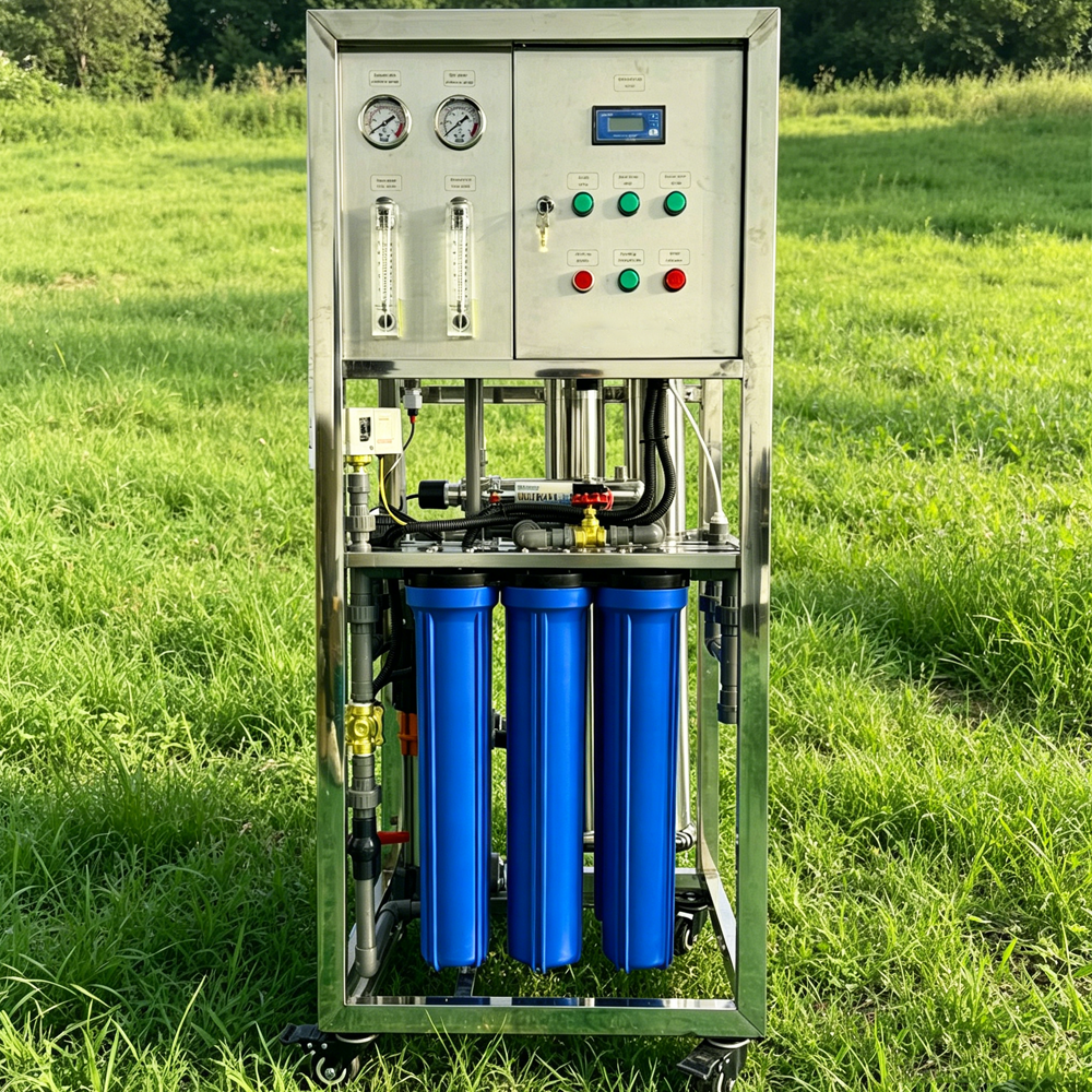 250LPH 500LPH Small Factory Drinking Water Treatment Machinery Reverse Osmosis Water Purification System
