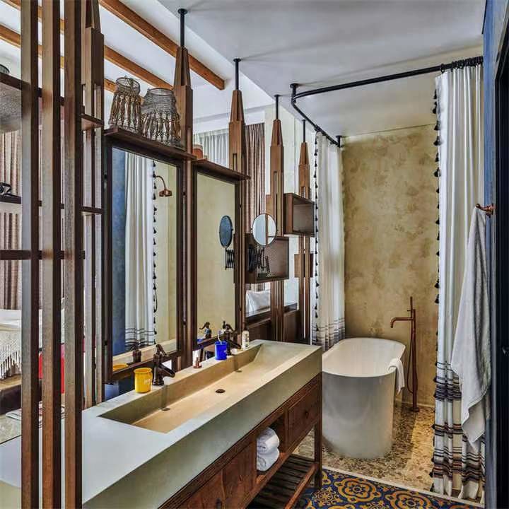 Мебель спальни музея мебели гостиницы верхнего сегмента OEM старая деревянная