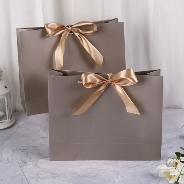 Квадратный бумажный мешок узла ECO смычка дружелюбный для подарка упаковывая 31g/PCS