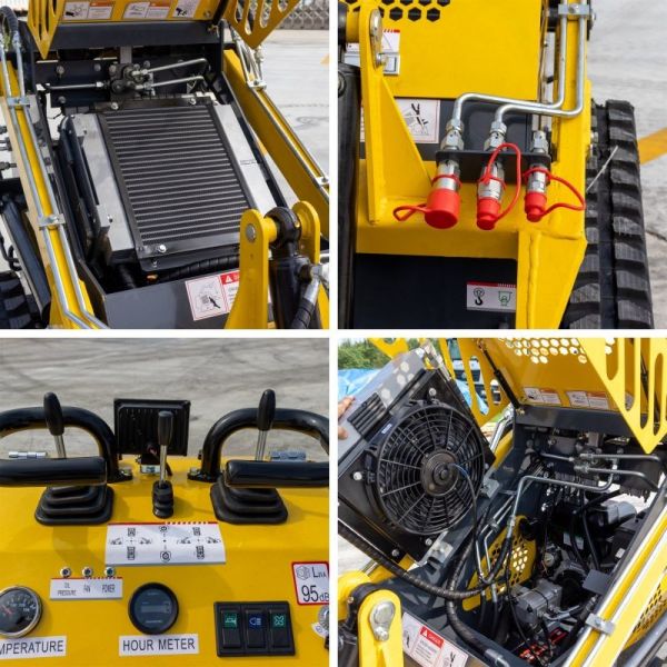 Ce Iso Mini Skid Steer Loader универсальная и маневренная машина