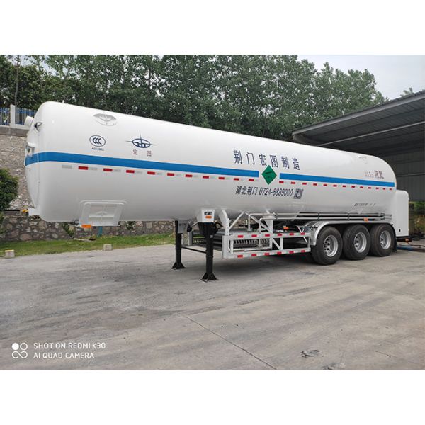 Прицеп бензинового танкера объемом 50 м3 Прицеп СПГ-танкера полуприцеп с проектной температурой -20/50 C