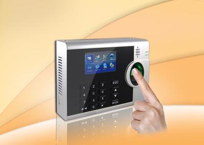 Tome as impressões digitais o sistema do comparecimento do tempo com a tela da cor de TFT de 3 polegadas
