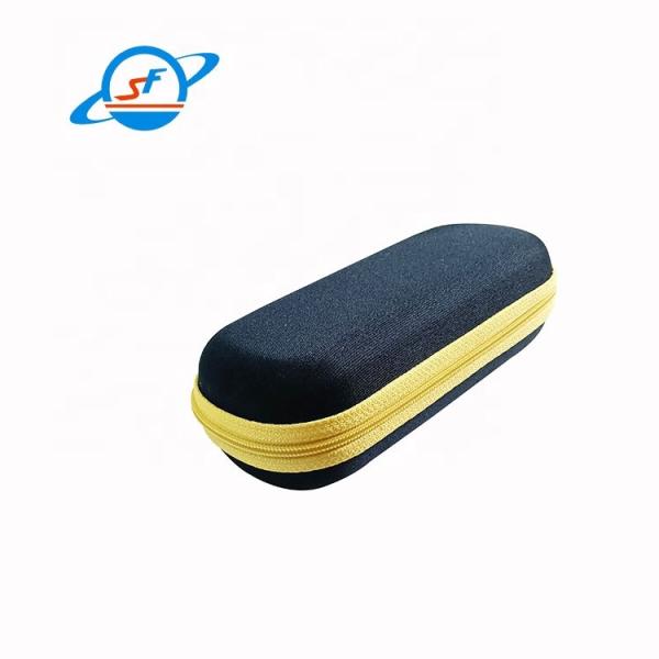 Customized Knitted Fabric EVA Glasses Case For Kids   Scratch Resistant