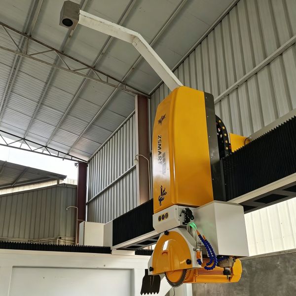ZEUS 4+2 4 Axis Bridge Cutting Machine  Marble Granite HD Camera CNC Stone Cutter Saw Gear Pump Engine Customizable 220V/380V