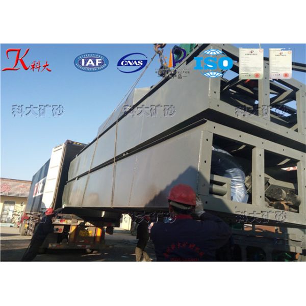 Diesel Bucket Chain Dredger 6-14m Dredging Depth for Gold / Diamond Mining