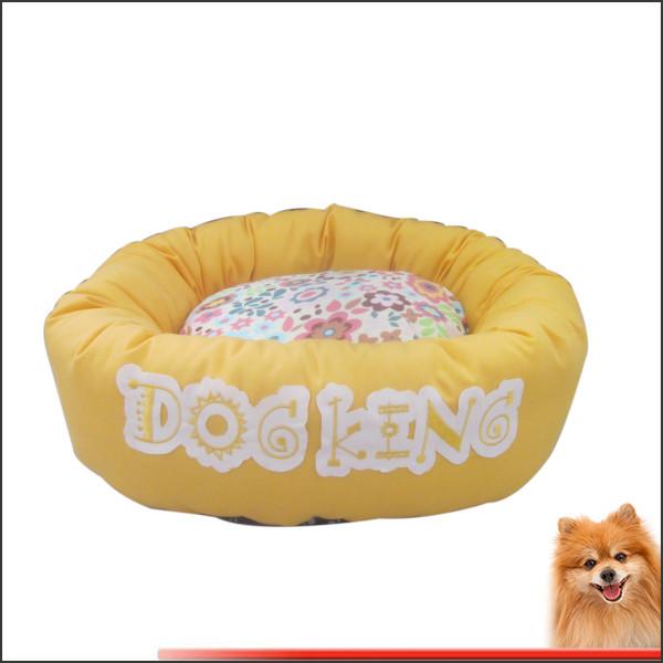 Pet Supplies Wholesale Canvas Fabric With Flower Printed Dog beds Factory