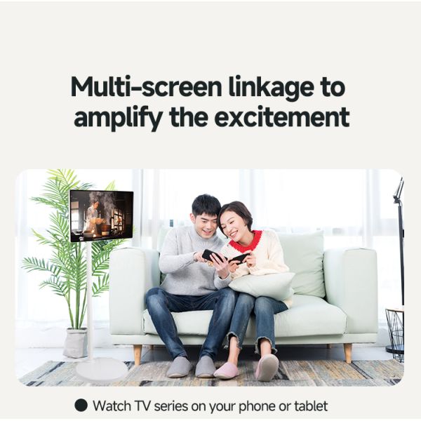 300 cd/M Smart Portable TV de 21,5 pulgadas IPS Portable Stand TV de 60Hz