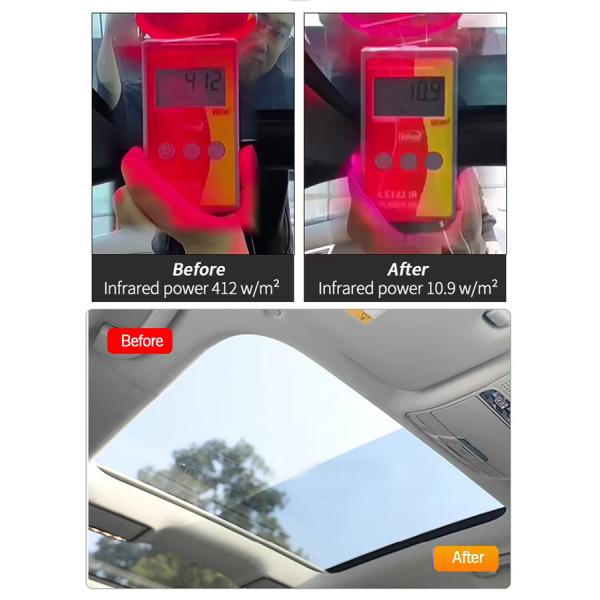 Self-Healing Insulation Car Sunroof Anti-UV Sunlight Skylight Hydrophobic Window Film