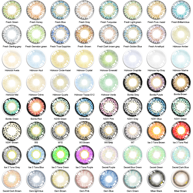 OEM взгляда горячих контактных линзов цвета стиля мягкие естественные или ODM ежедневно устранимые