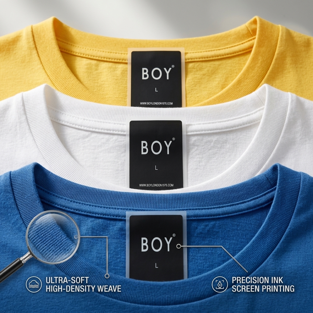 Iron On Fabric Woven Sewing Heat Transfer Clothing Labels Patches For Polo Shirt