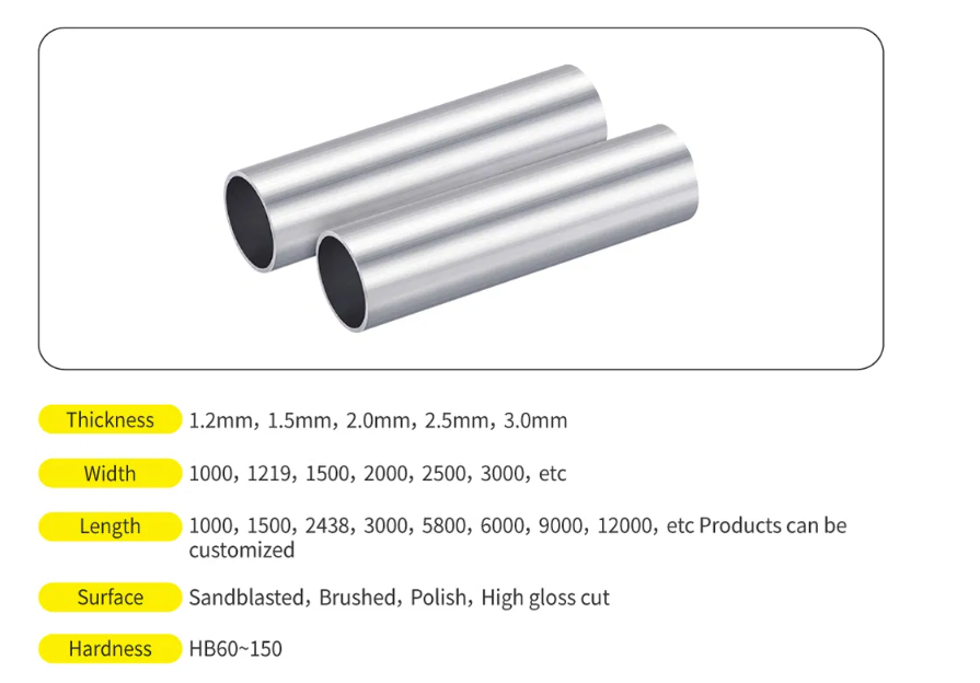 7075-T6 Alloy Aluminum Pipe 25mm OD High Strength Aerospace Grade Tube For Bicycle Frames