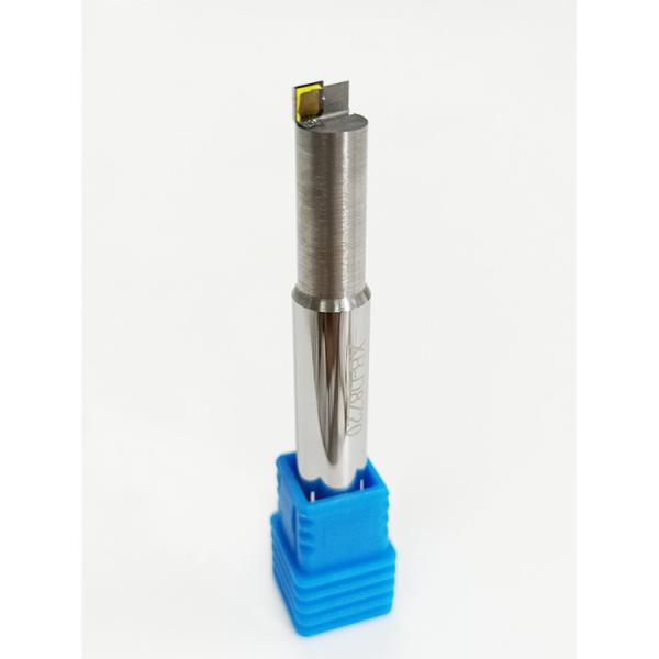 Fraise en bout PCD métallique portable électrique avec revêtement pour polissage acrylique usinage CN