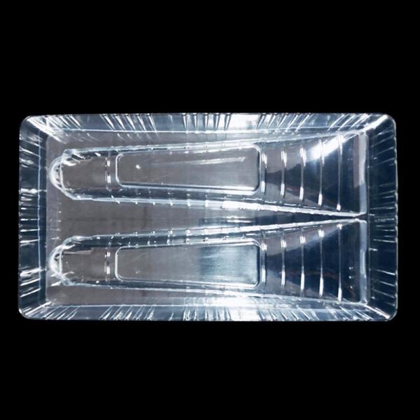 2 Pack PET Plastic Blister Trays For Cosmetic Packaging Custom Inserts For Daily Chemicals