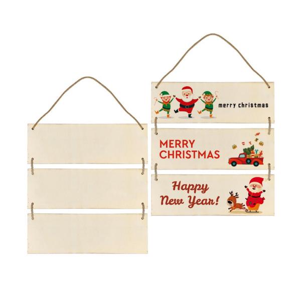 Wooden Sublimation Hanging Sign With Rope For Sublimation Printing