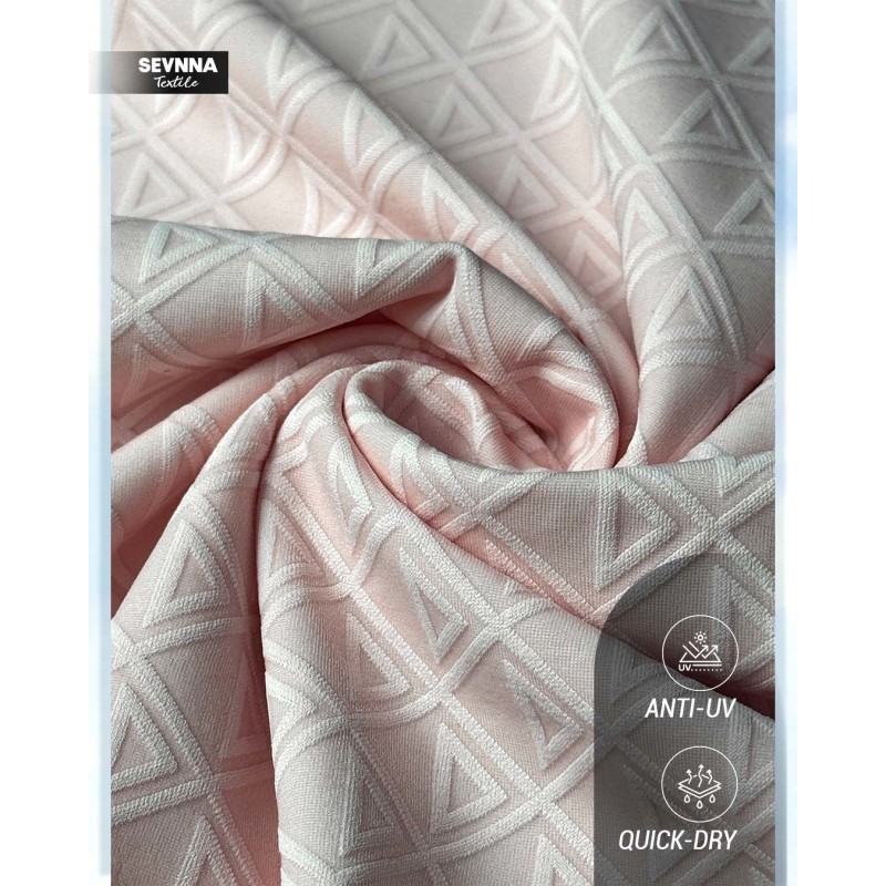 Premium Sport Bra Fabric with 83% Recycled Nylon + 17% Spandex, 215gsm Weight and Seamless Construction for Maximum Comfort