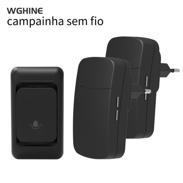 Wi Fi Battery Wifi Video Doorbell Black Wireless Video Doorbell