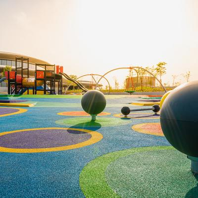 Colored Epdm Rubber Granules Wet Pour Rubber Playground Surface