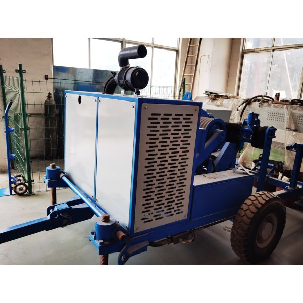 Transmission Line Equipment 120KN Hydraulic Puller 129kw(172hp) Desiel Engine