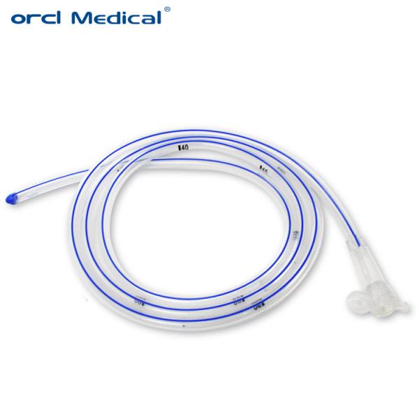 Sonda gástrica de silicona de 120 cm de grado médico de cuidados intensivos, económica / Sonda gástrica Fr6-Fr22