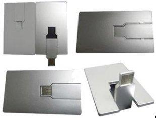 Memoria USB delgada práctica barata AT-045B de la tarjeta de crédito