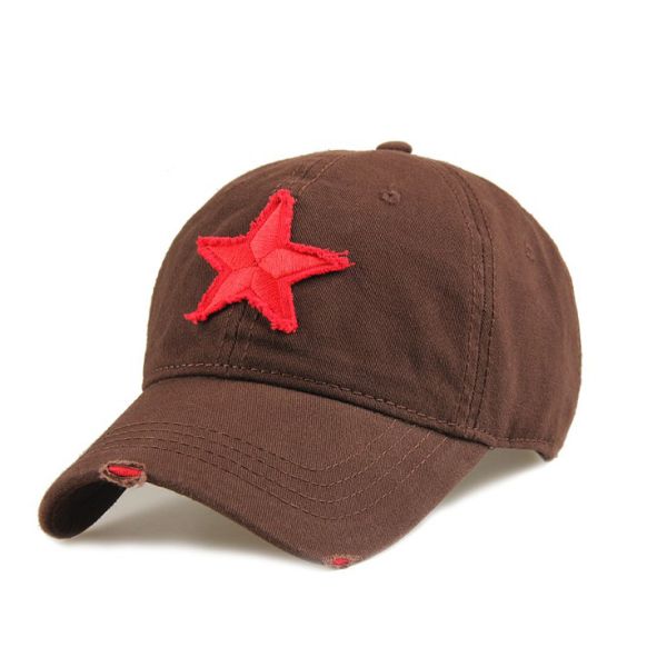 Pantone Solid Color Washed Cotton Baseball Cap 6 Panel Polyester Material