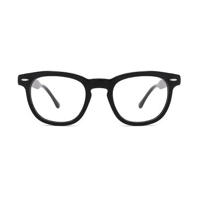 Não prescrição em volta do Eyewear 48mm da lente do espaço livre do acetato das mulheres dos vidros óticos 21mm 145 milímetros