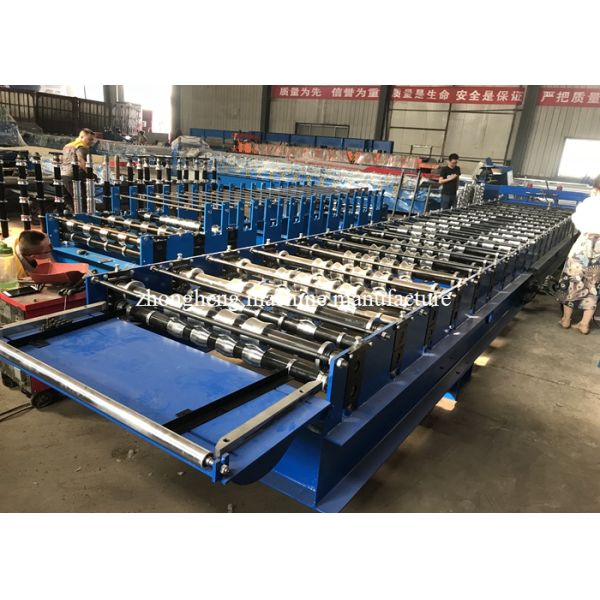 High Speed Metal IBR Roofing Panel Roll Forming Machine With Servo Motor Control