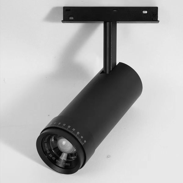 10-60 Degree Zoomable Lens Track Light for Modern Design Style Museum Exhibition Hotel