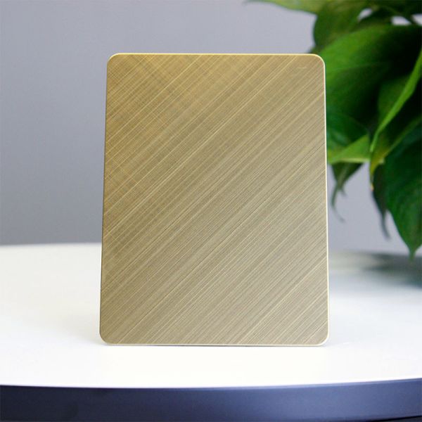 Cold Rolled Brushed Stainless Steel Plates For Living Room Background Wall