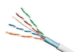 Cabo 305m 24AWG CCA/cobre desencapado da rede da telecomunicação Cat5e UTP