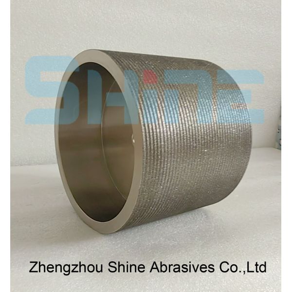 Cylindrical Electroplated Diamond Stone Grinding Wheel Pre Forming For Marble