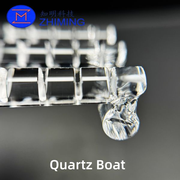 Custom Design Quartz Boats for Semiconductor Processing