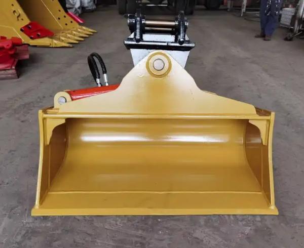 RSBM Excavator Tilting Bucket with Tapered Sides and Protector Guard
