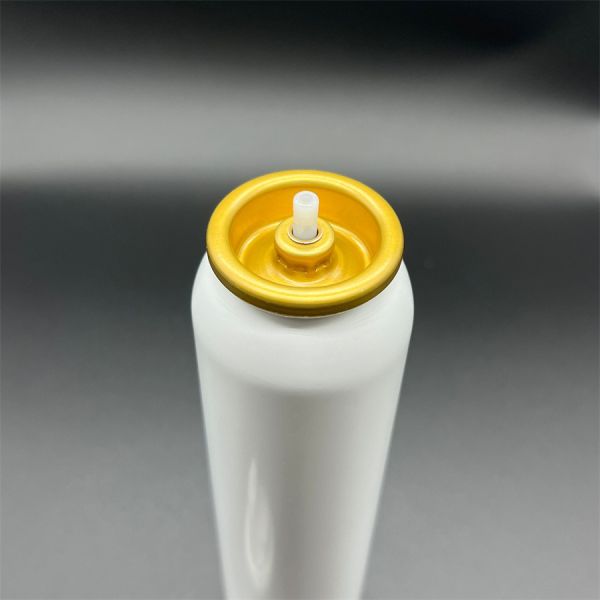 Eco-Friendly Refillable Hair Mousse Dispensing Nozzle for Sustainable Salons and Brands with Customizable Locking Mechanism