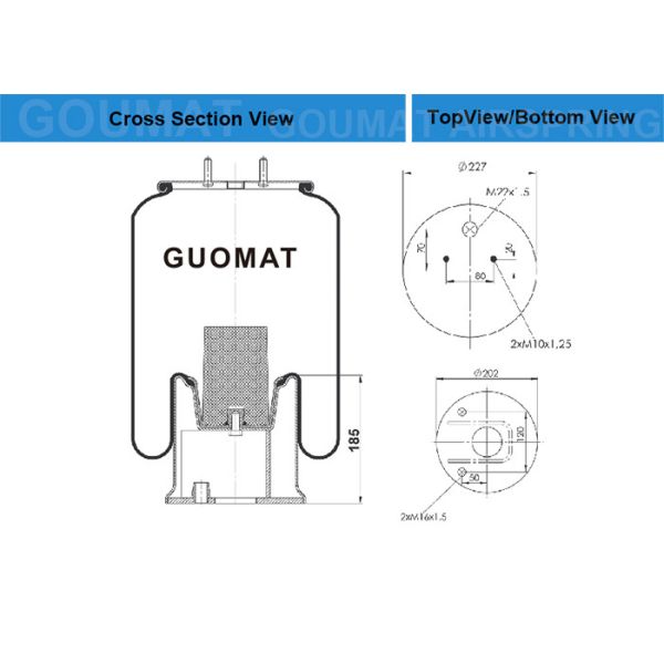 КФ воздушные шары весен воздуха тележки 1Т-280-40/1Т280-40/1Т28040 ГОММА