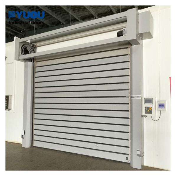 Exterior Automatic Shutter Wind Resistant High Speed Door 8m Aluminum Alloy 35m/s