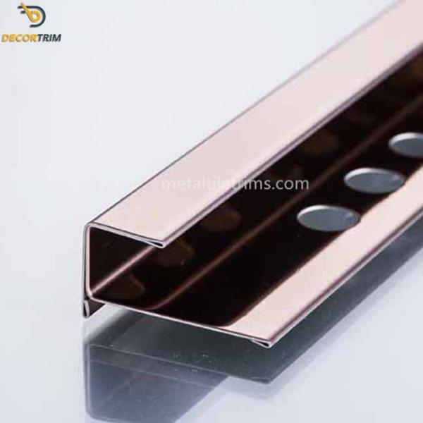 Tile Trim Used Tile Corner Stainless Steel Tile Trim Triangle / Round / Customized