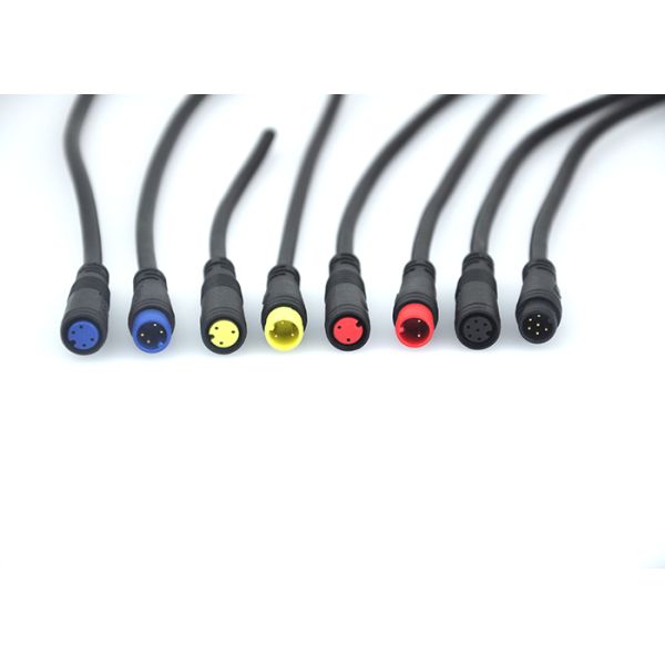 Соединителей велосипеда Пин М8 3 кабельный соединитель расширения электрических мужской женский