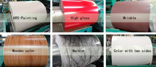 Coated Prepainted Galvanized Steel Coil 1500mm Corrugated