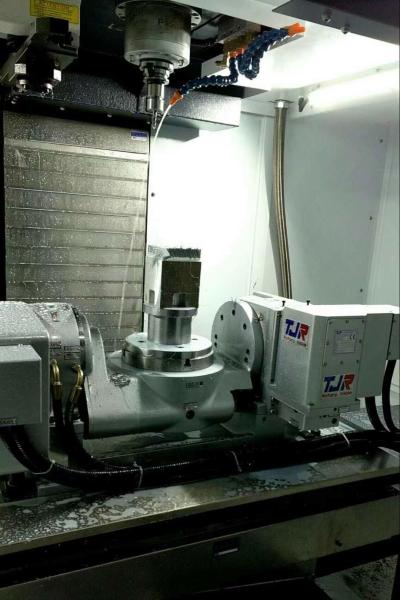 Pneumatic Brake 5th Axis CNC Machine Rotary Table Tilting Index Turntable