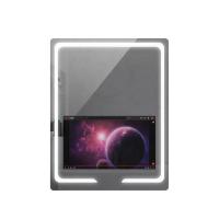 miroir allumé rectangulaire carré de salle de bains de 5mm LCD pour les meubles à la maison
