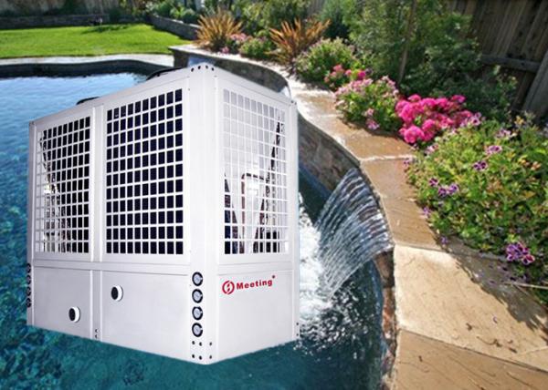 3200L Heat Pump Pool Heater 144KW Air Source EVI Water And Electricity Separation Safety Heating
