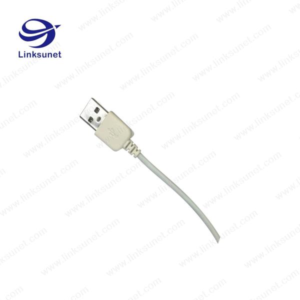 USB - A - M color cable UL94 - V0 and ul2725 tinned copper wire harness for computer