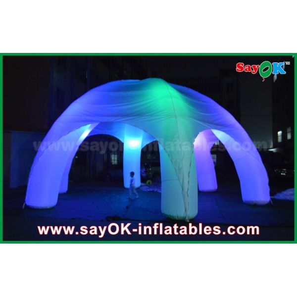 Jambes gonflables LED de la boîte de nuit 5 allumant la tente gonflable de dôme d'araignée gonflable avec le ventilateur de la CE/UL