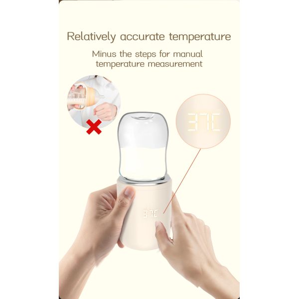 Appareil électrique à moteur sur le pouce Bouteille de bébé chauffeur PVC gratuit chauffage lait maternel sur le pouce