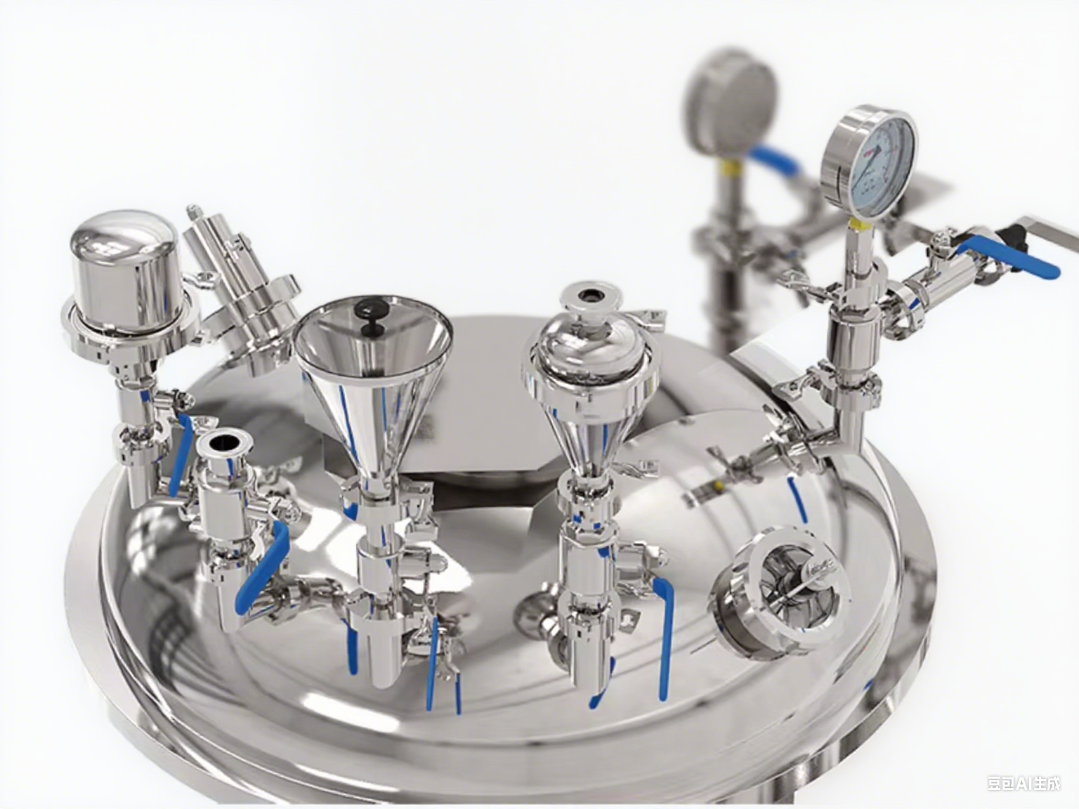 Stainless Steel Tank Jacketed Heating Vacuum Emulsifier Mixer 300L