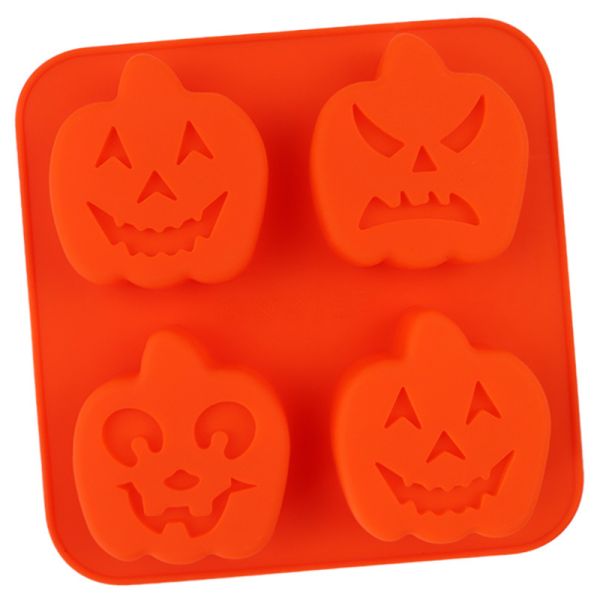 Cake Tools Type Pumpkin Shaped Silicone Cake Mold Eco-Friendly and Oven Safe Halloween Themed DIY Baking Tool Bestseller